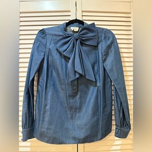 KATE SPADE ♠️ CHAMBRAY BLOUSE